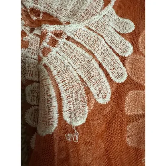 NEW Siren Lily Womens XL Longline Embroidered Cardigan Maternity Kimono Boho - Picture 4 of 10